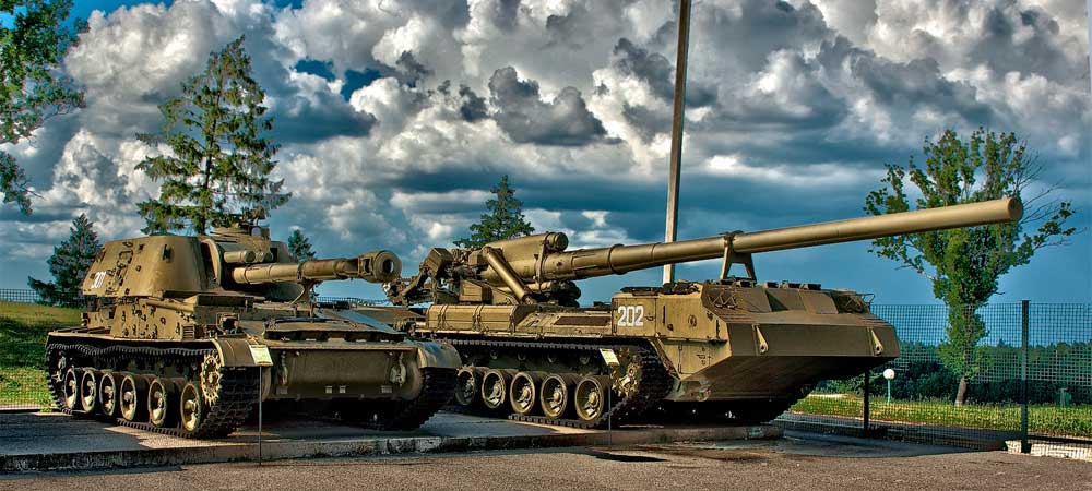 Экспозиция боевой техники